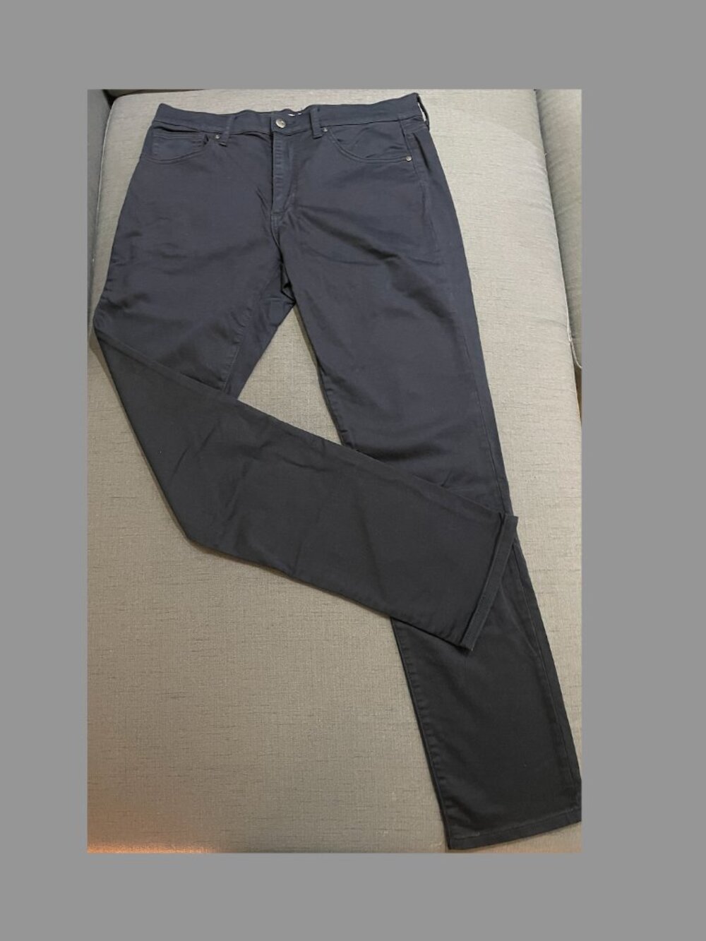 Joe's Jeans The Brixton Navy Blue Comfort Stretch Slim Straight Pants Men's 32